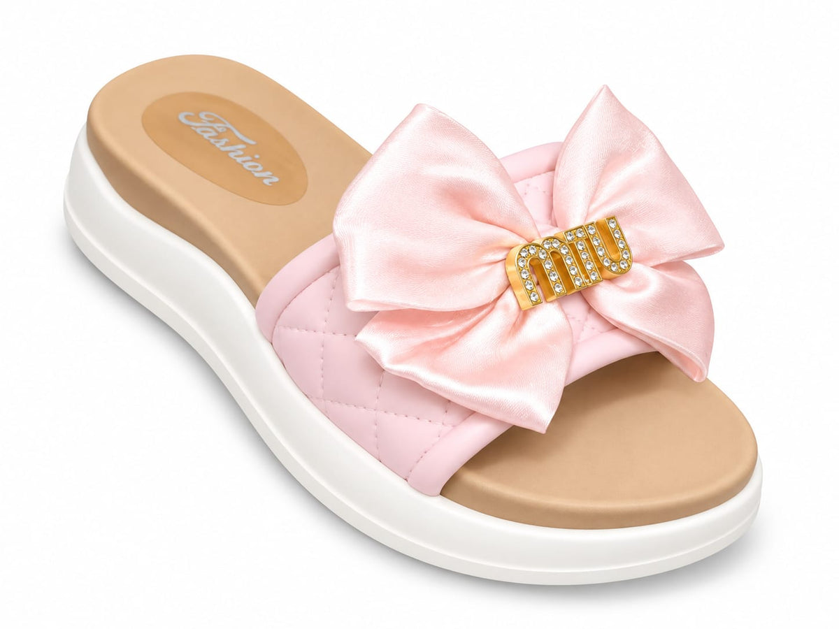 BLUSH CRYSTAL BOW