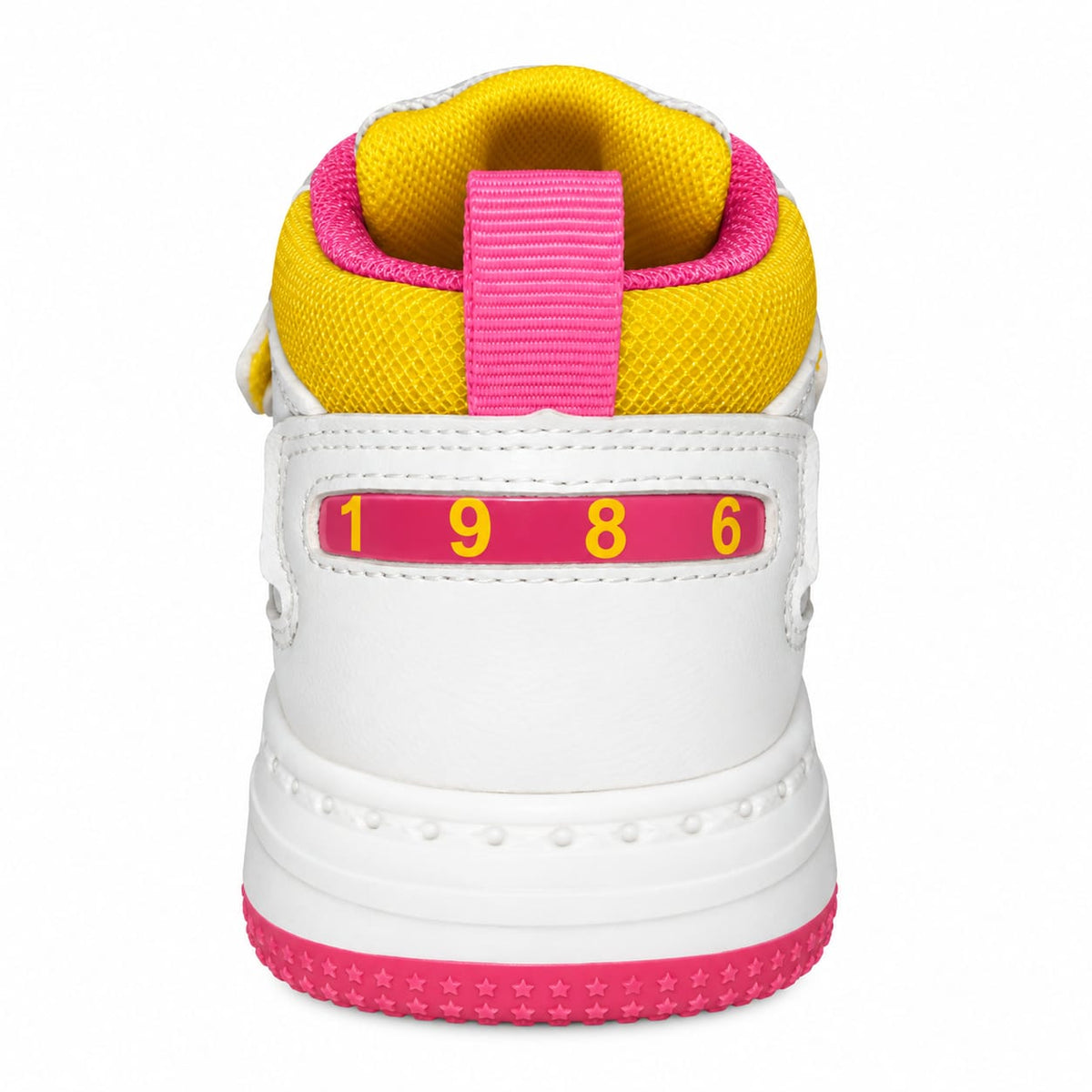 Pink Spark High-Top Kids Sneakers