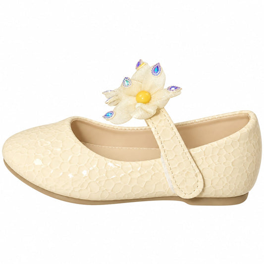 Golden Petal Princess Flats.