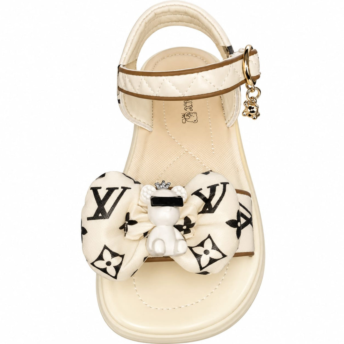 Mini Teddy Bow Sandals