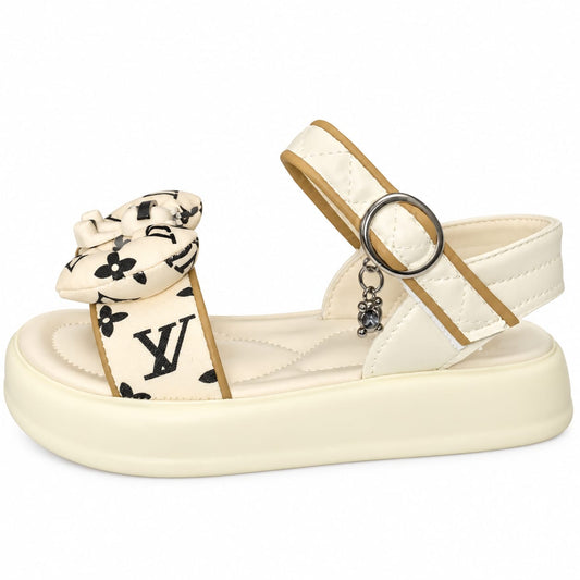 Mini Teddy Bow Sandals