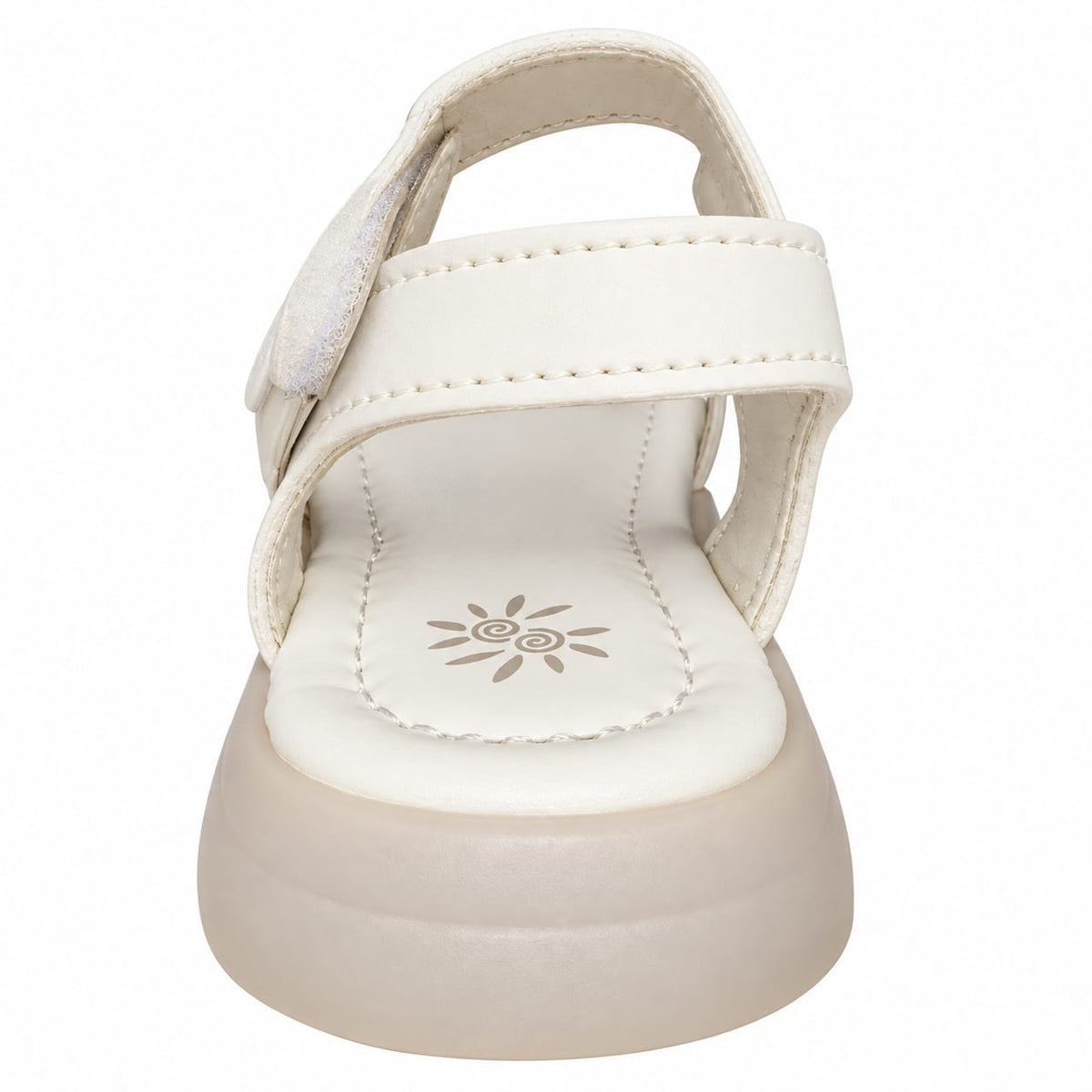 Crystal Halo Bow Girls Sandals.