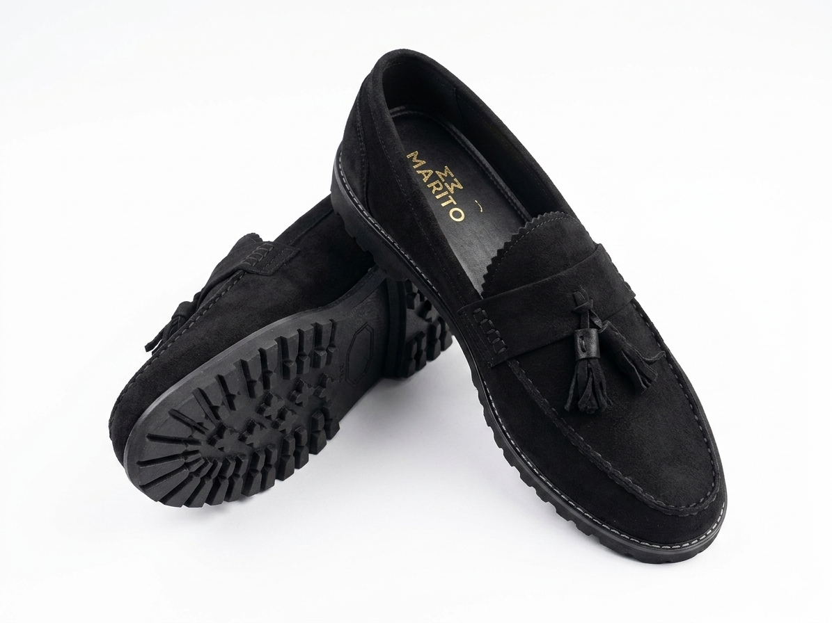 Shadow Suede Tussle Black