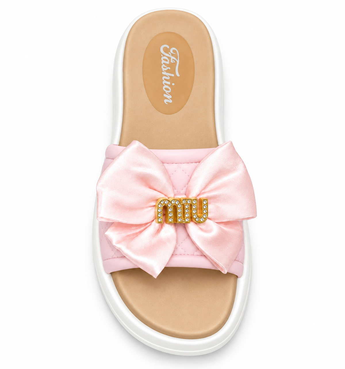 BLUSH CRYSTAL BOW