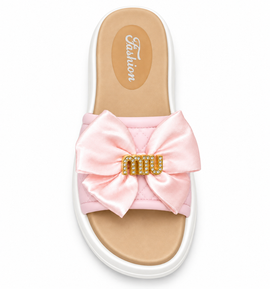 BLUSH CRYSTAL BOW