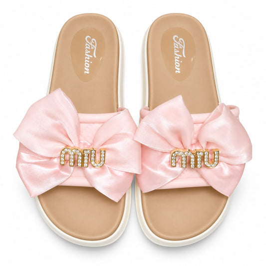 BLUSH CRYSTAL BOW