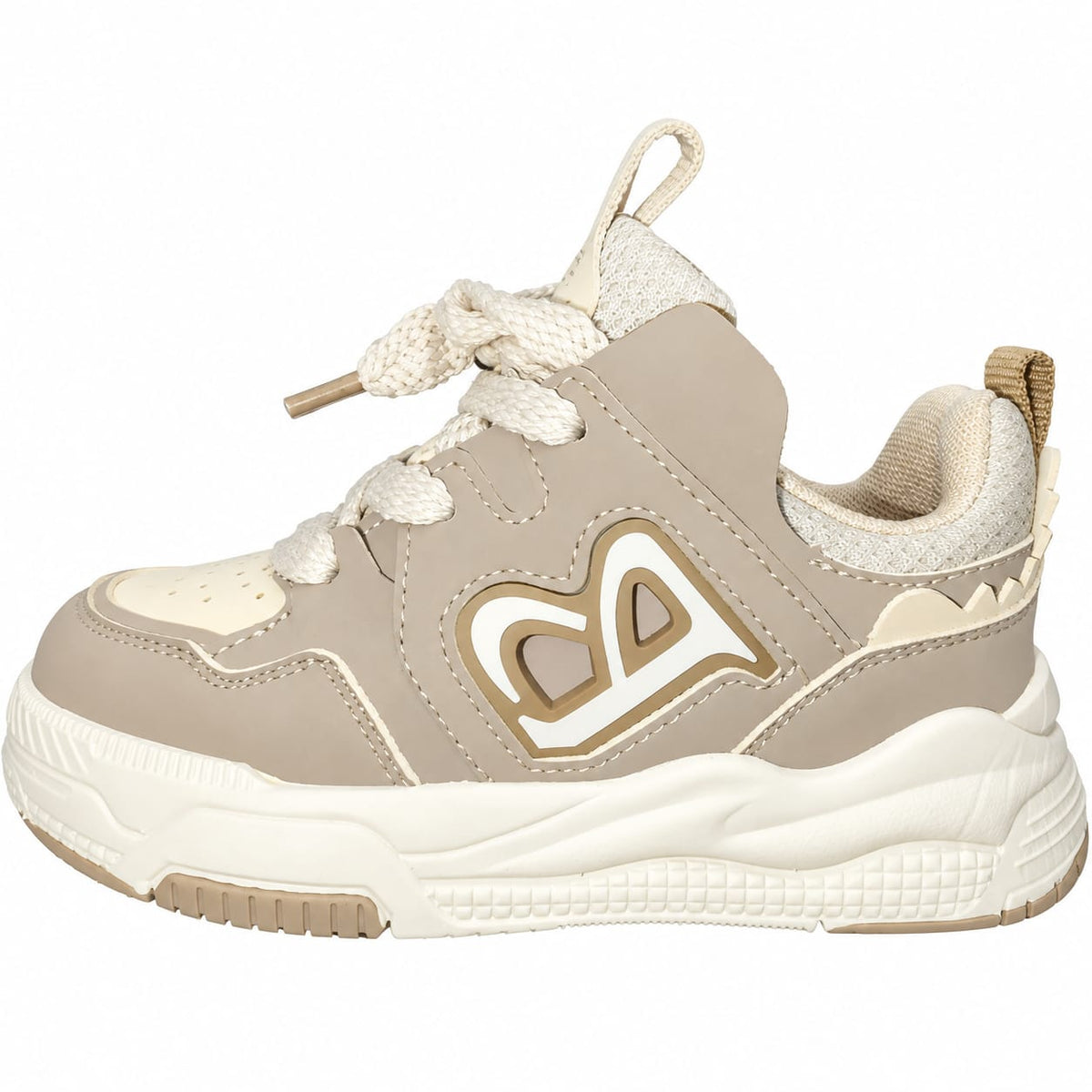Beige Trend Kids Sneakers.