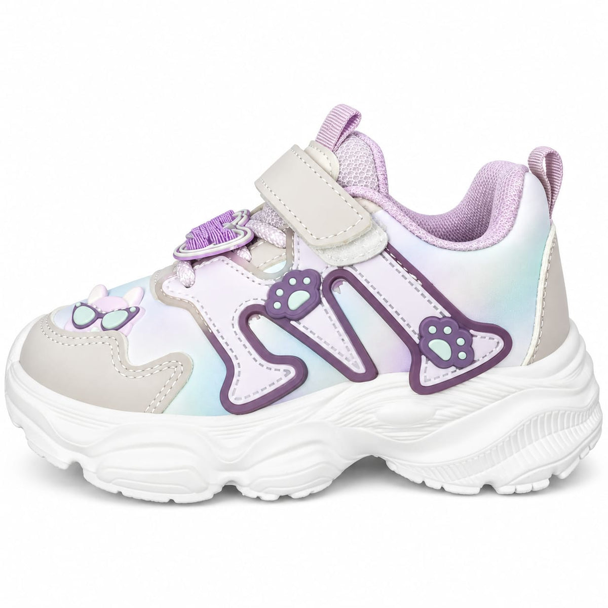 Pastel Paw Runner – Kids Sneakers
