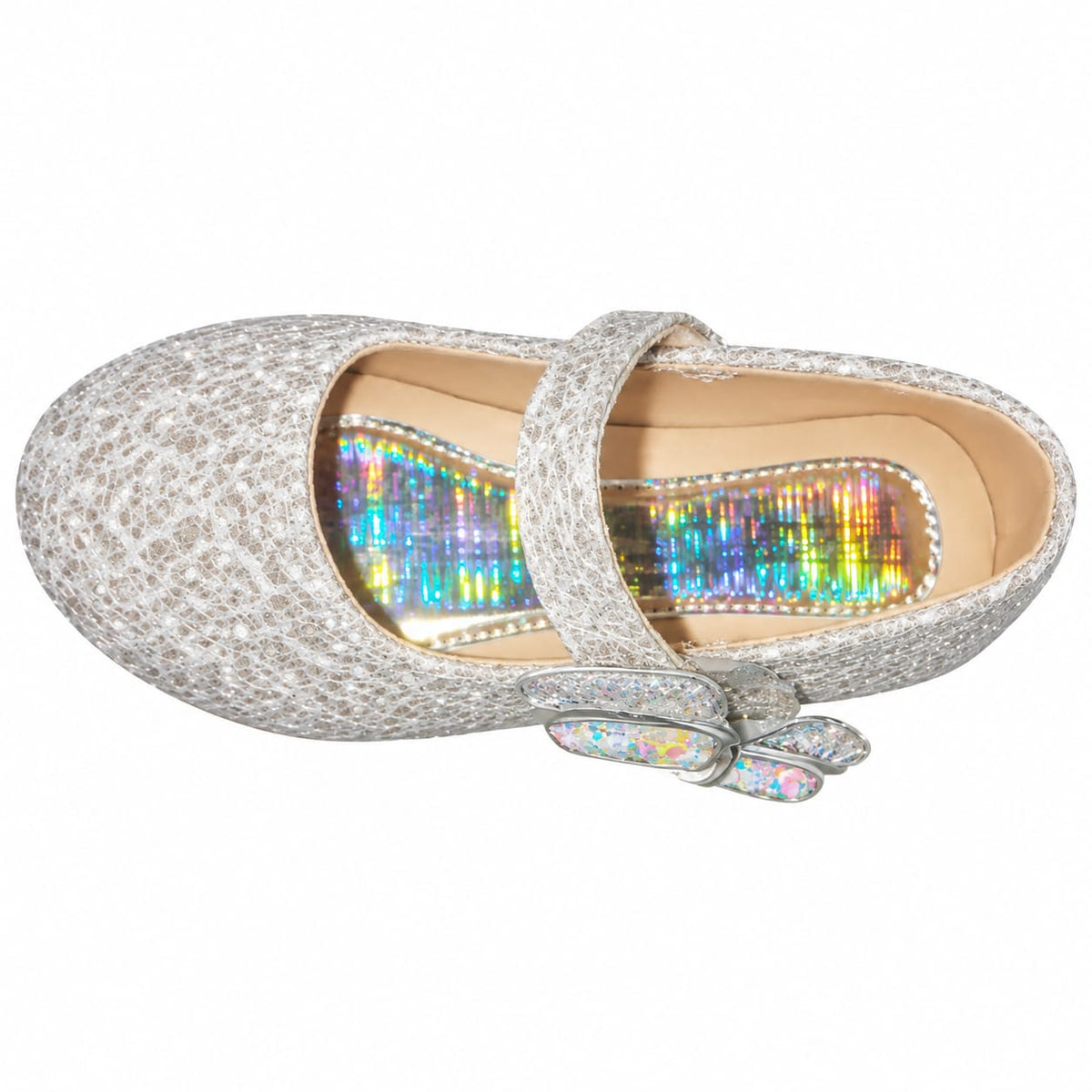 Confetti Bow Girls Flats