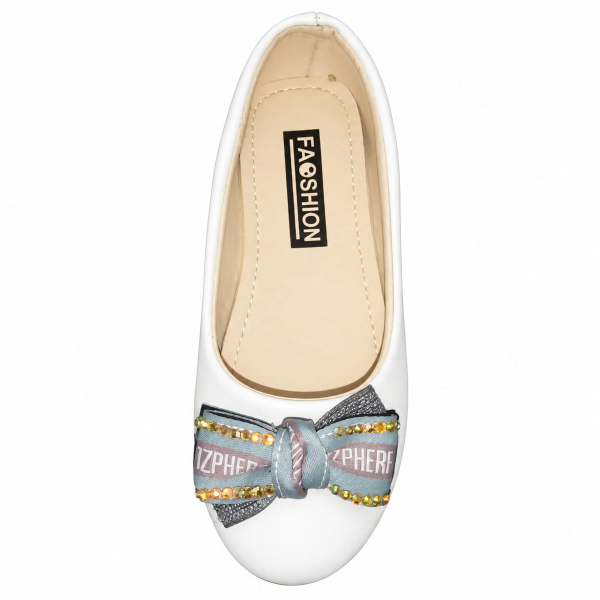 Signature Bow Girls Flats.