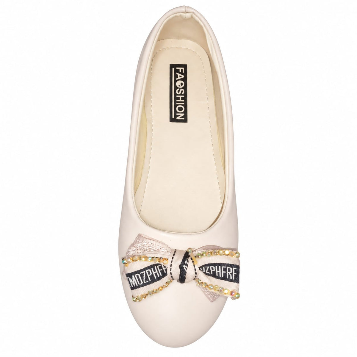 Signature Bow Girls Flats.