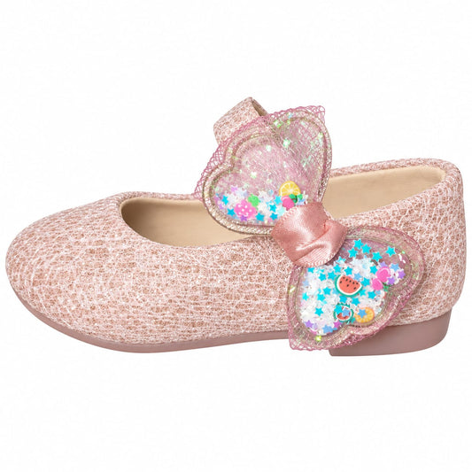 Confetti Bow Girls Flats