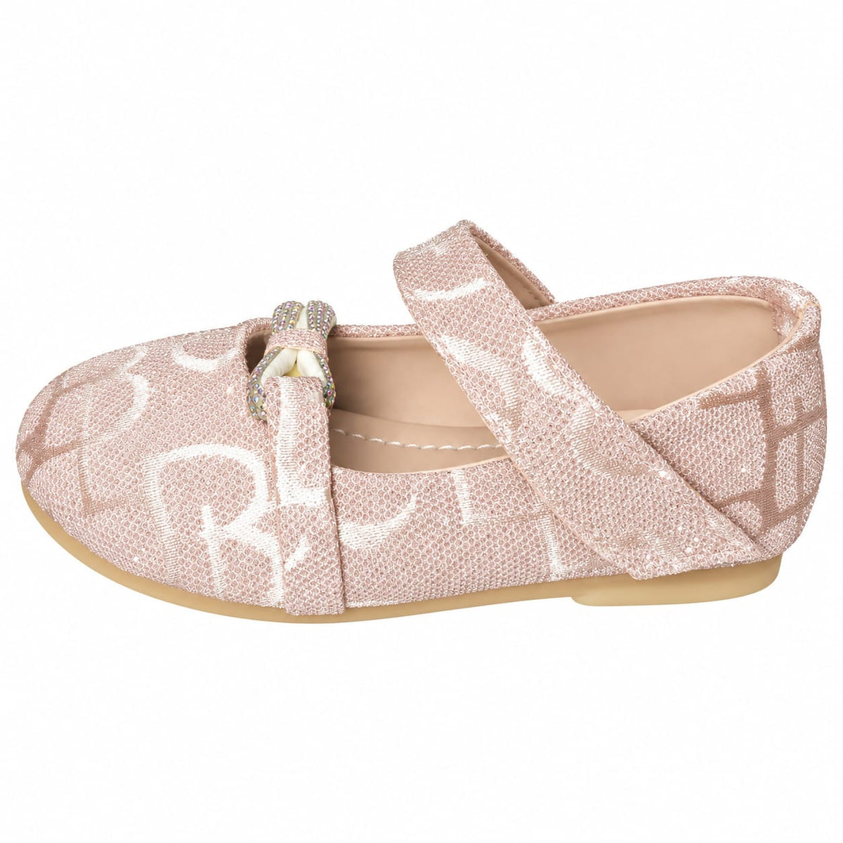 Ruby Sparkle Bow Flats.