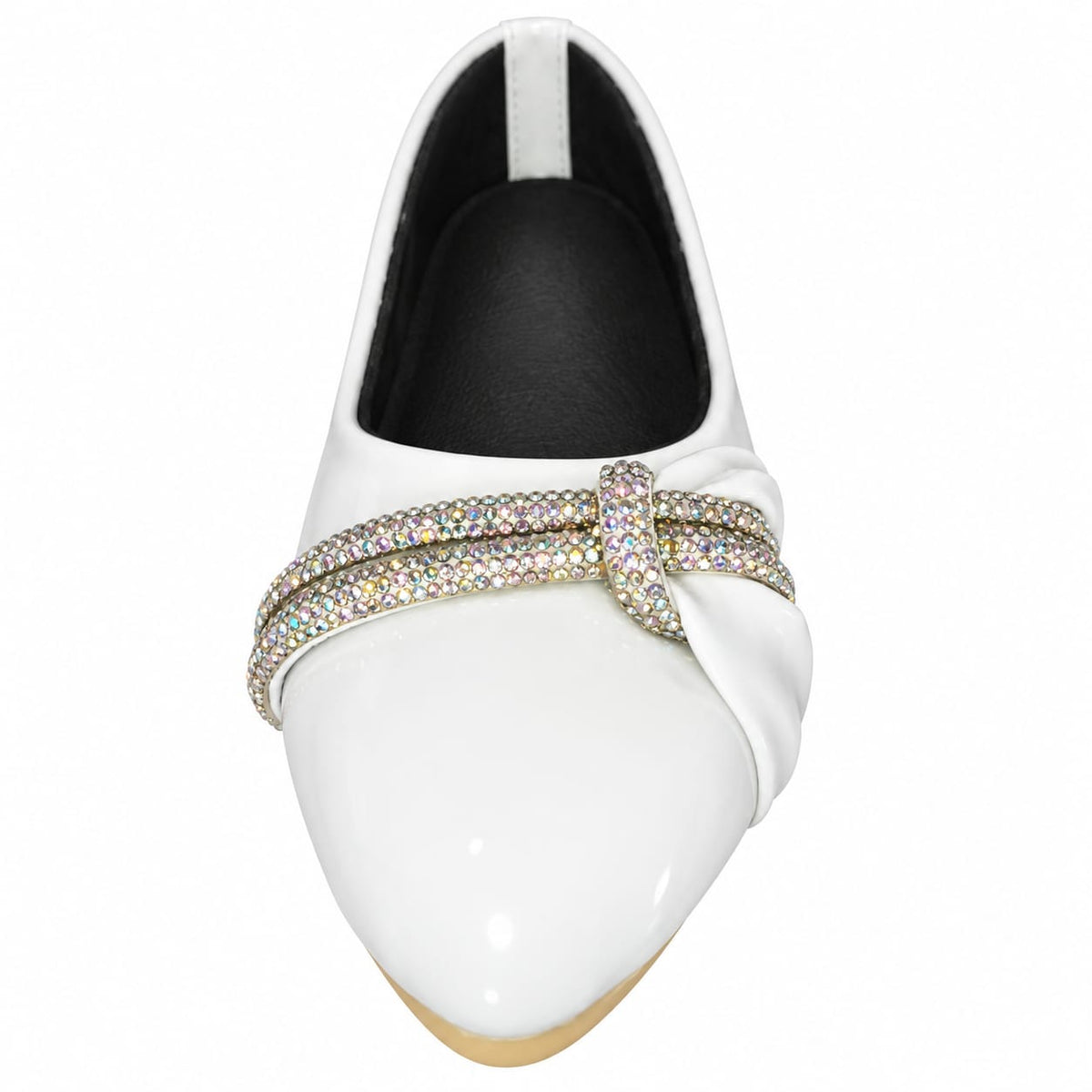 Ivory Crystal Knot Flats