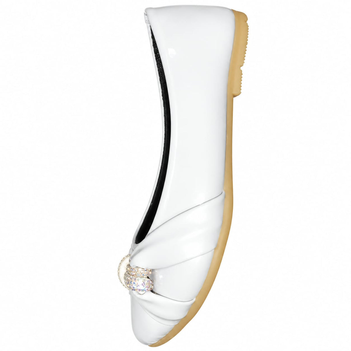 Ivory Crystal Knot Flats