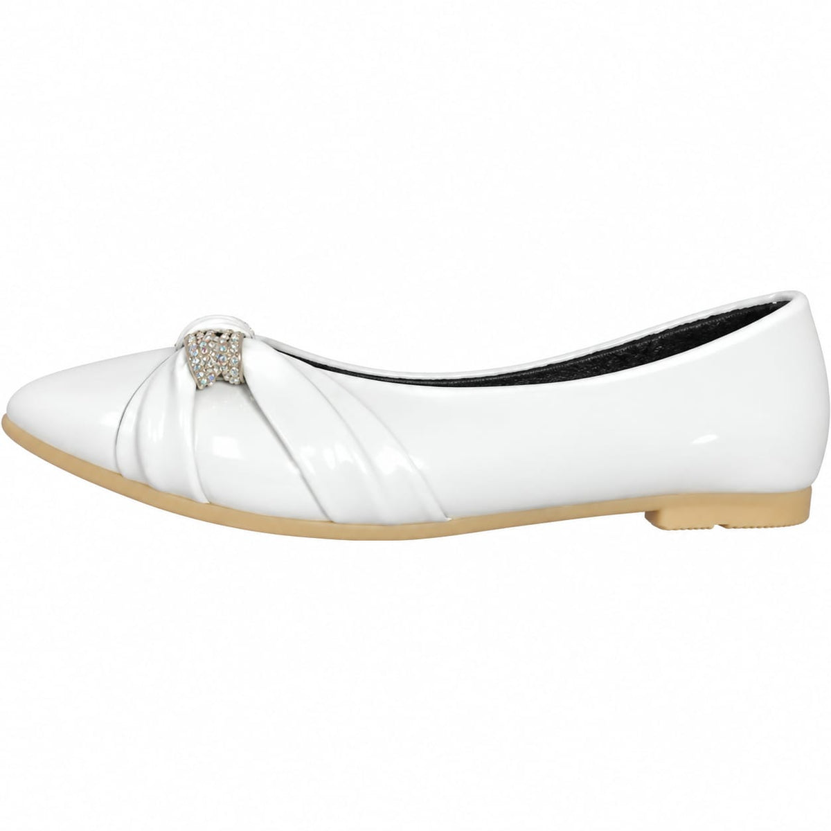 Ivory Crystal Knot Flats