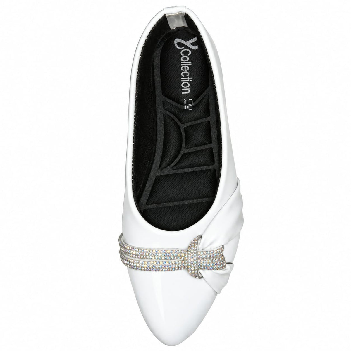 Ivory Crystal Knot Flats