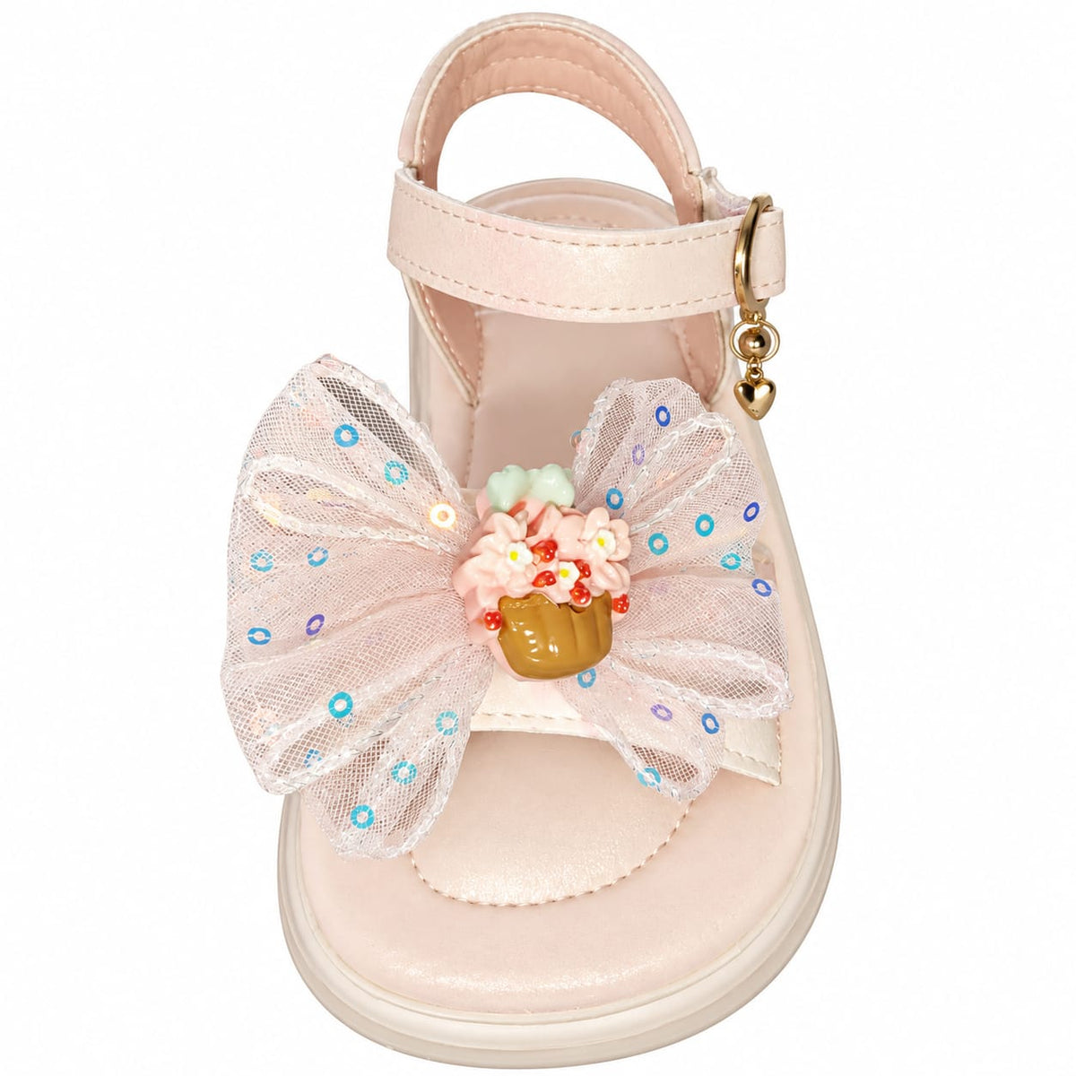 Floral Bow Party Sandals