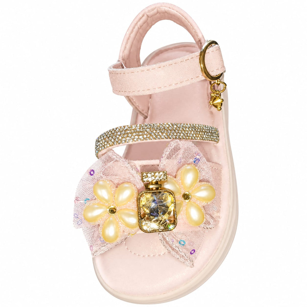 Pearl Daisy Jewel Sandals.