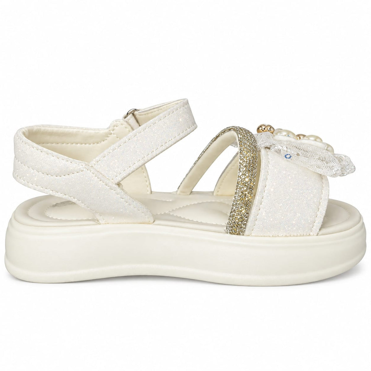 Pearl Daisy Jewel Sandals.