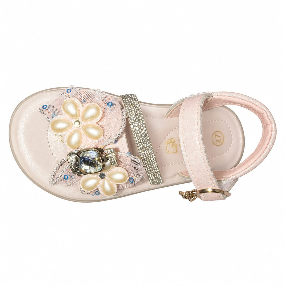 Pearl Daisy Jewel Sandals.