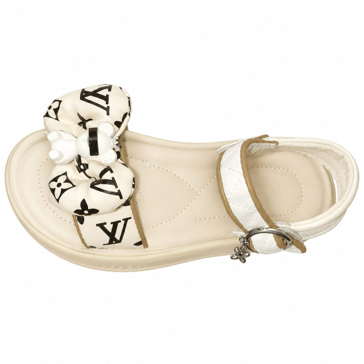 Mini Teddy Bow Sandals