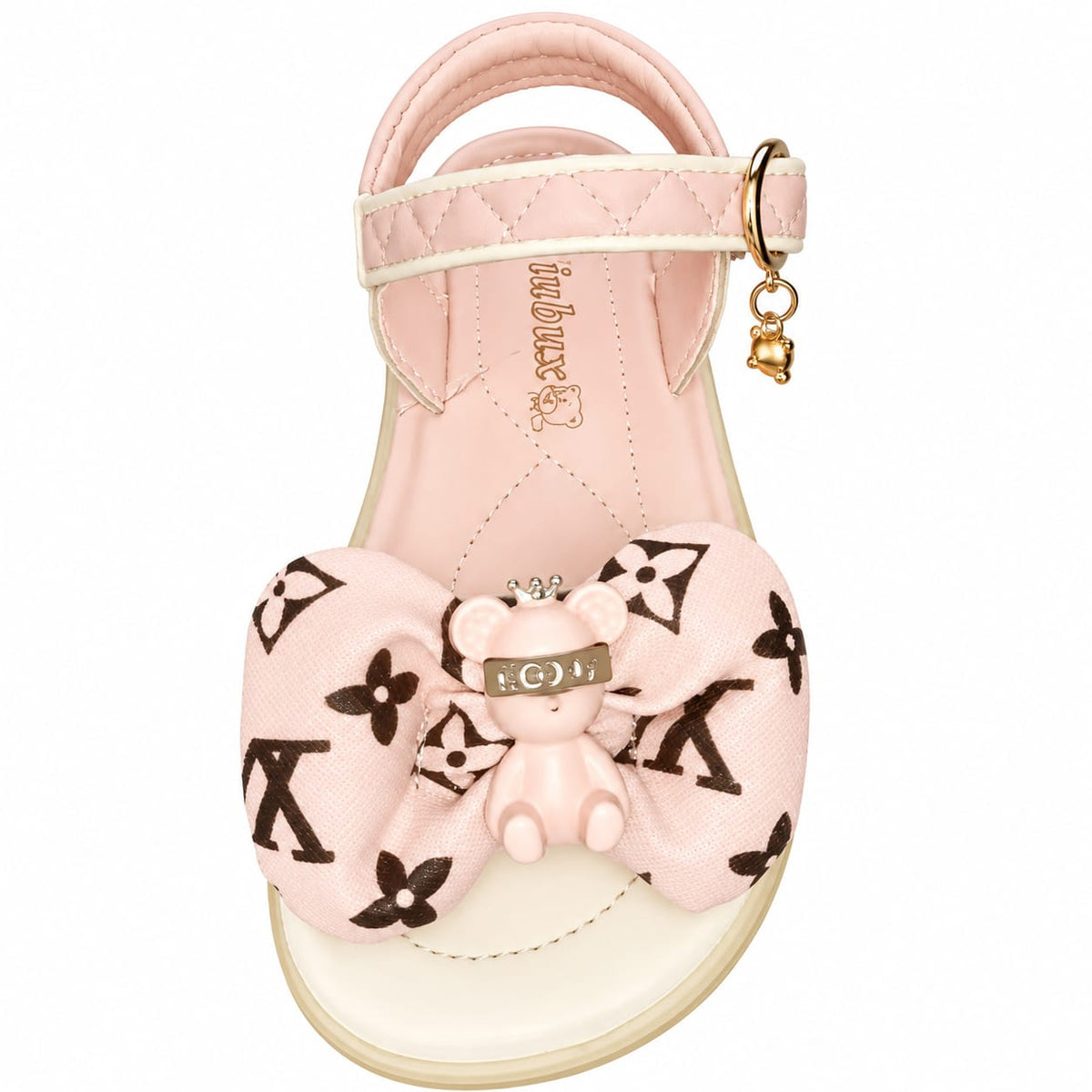 Mini Teddy Bow Sandals