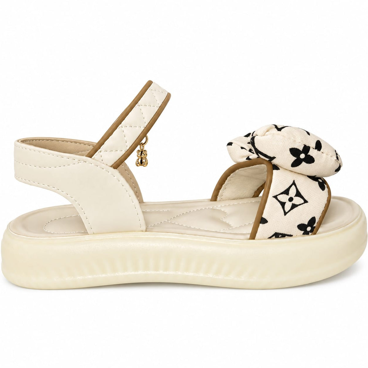 Mini Teddy Bow Sandals