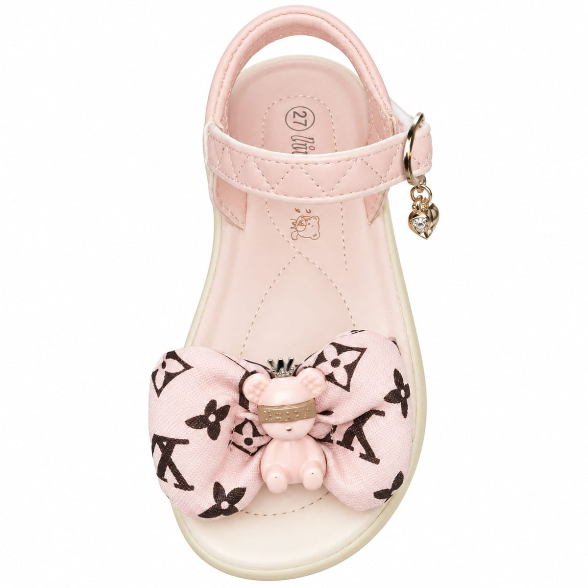 Mini Teddy Bow Sandals