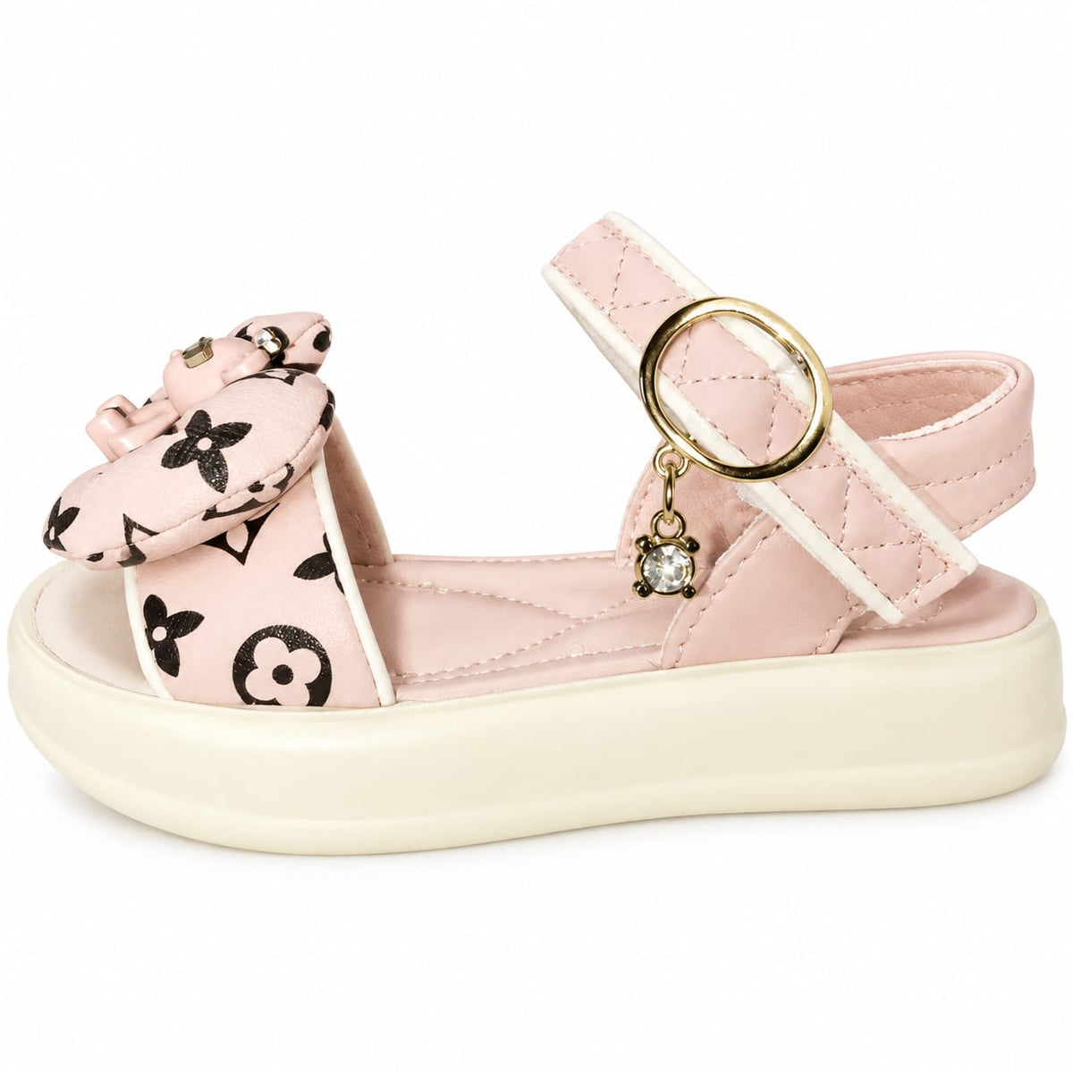 Mini Teddy Bow Sandals