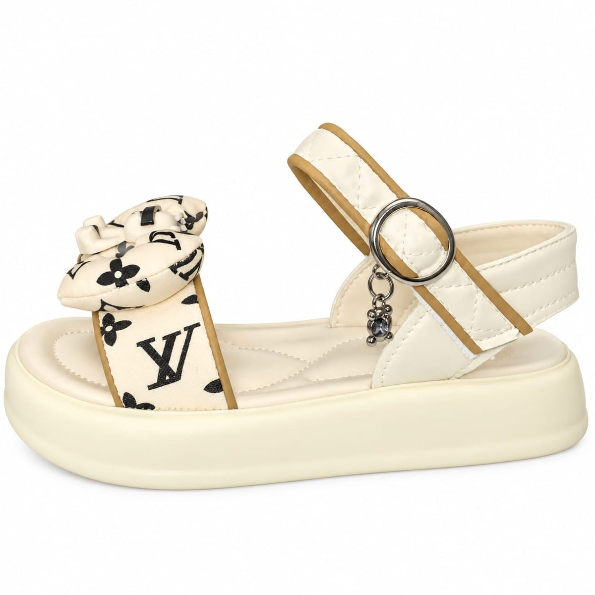 Mini Teddy Bow Sandals