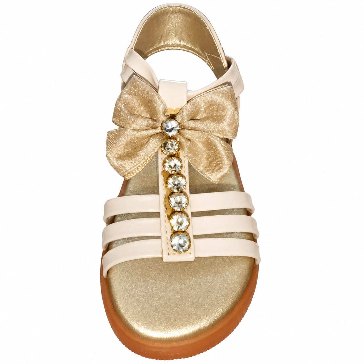 Golden Bow Princess Sandals