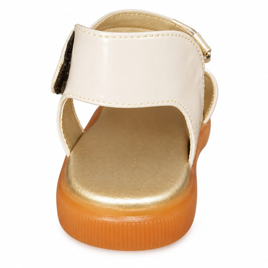 Golden Bow Princess Sandals