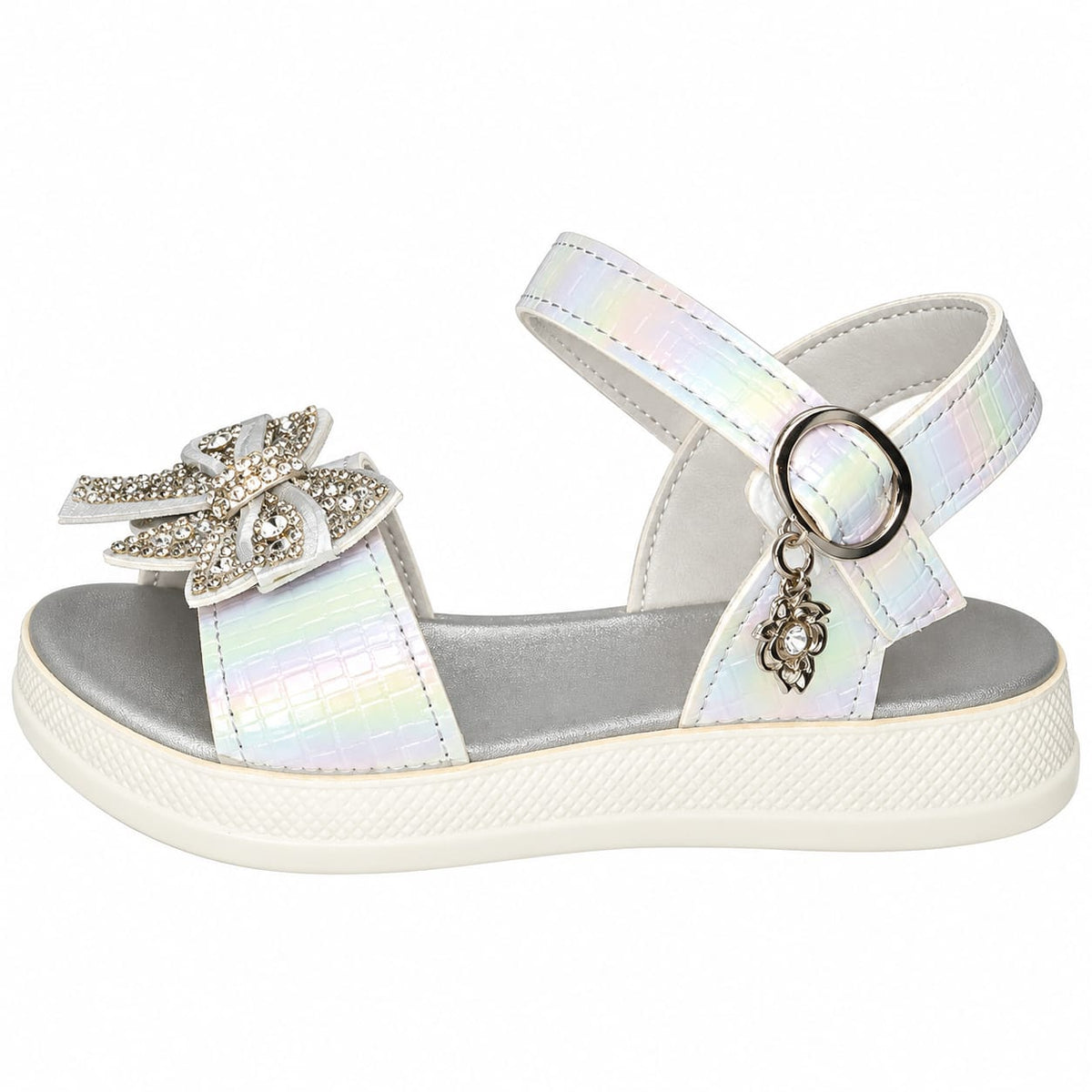 Ivory Luxe Platform Sandals