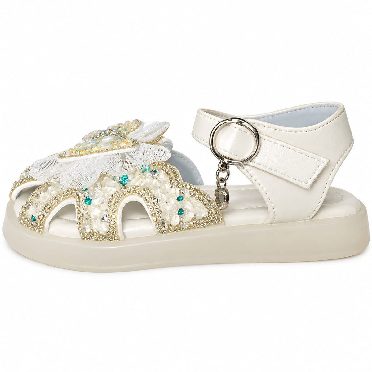 Pearl Bloom Party Sandals
