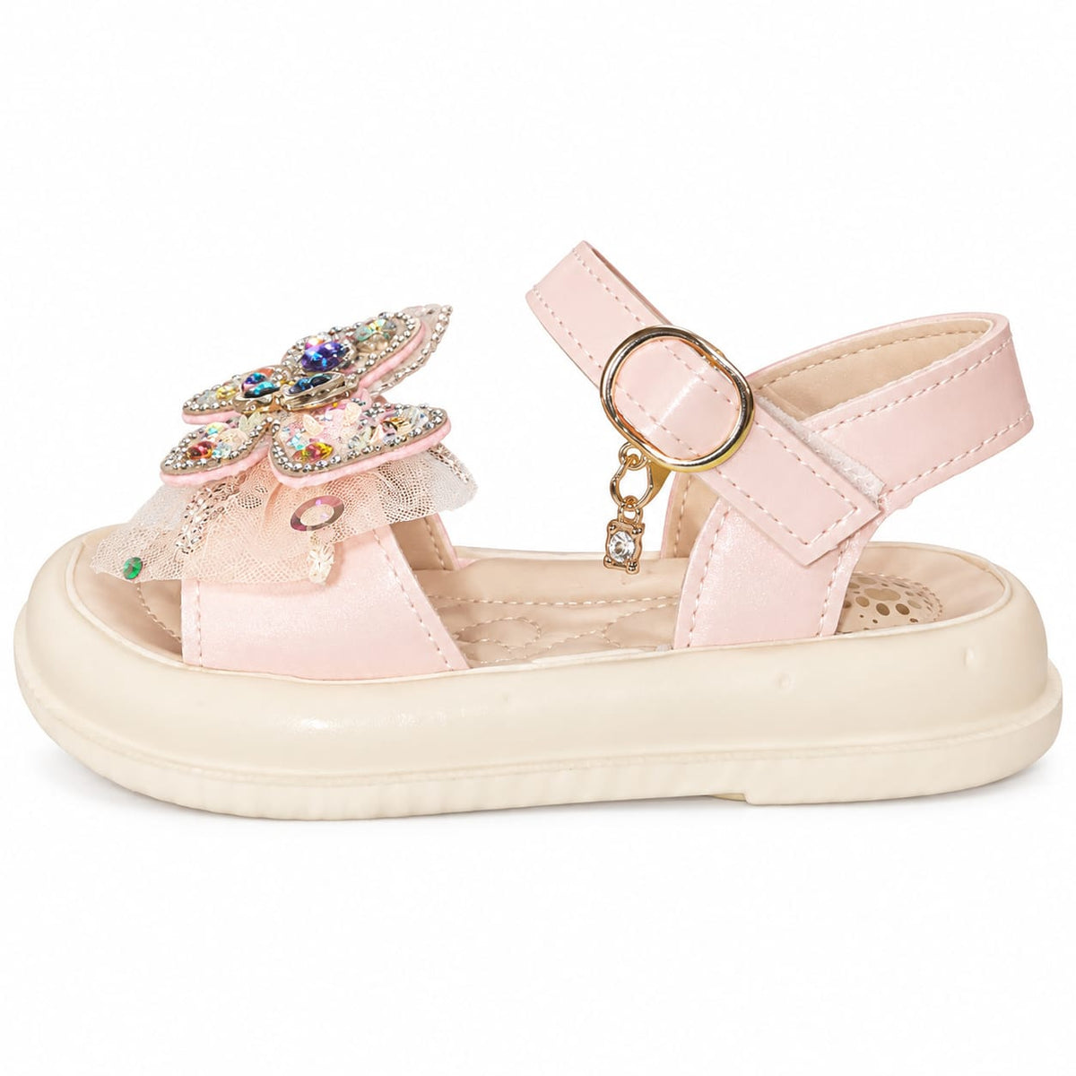 Crystal Butterfly Princess Sandals