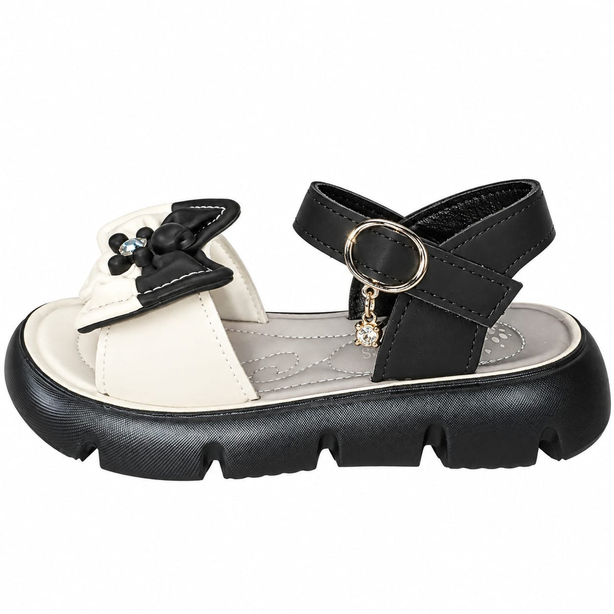 Bow Charm Sandals.