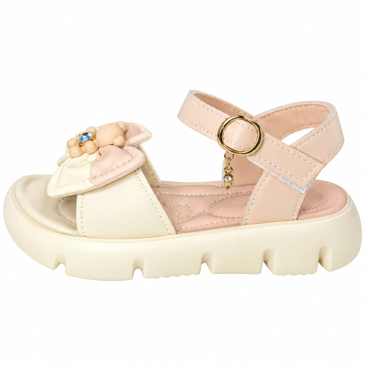 Bow Charm Sandals.