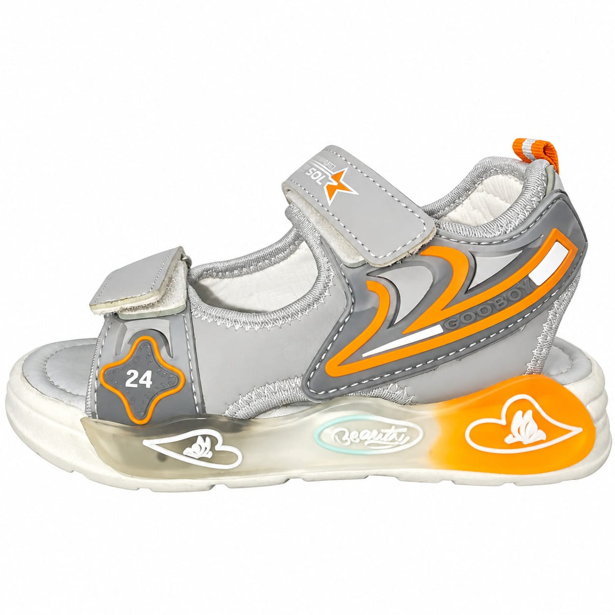 Orange Star Sport Sandals