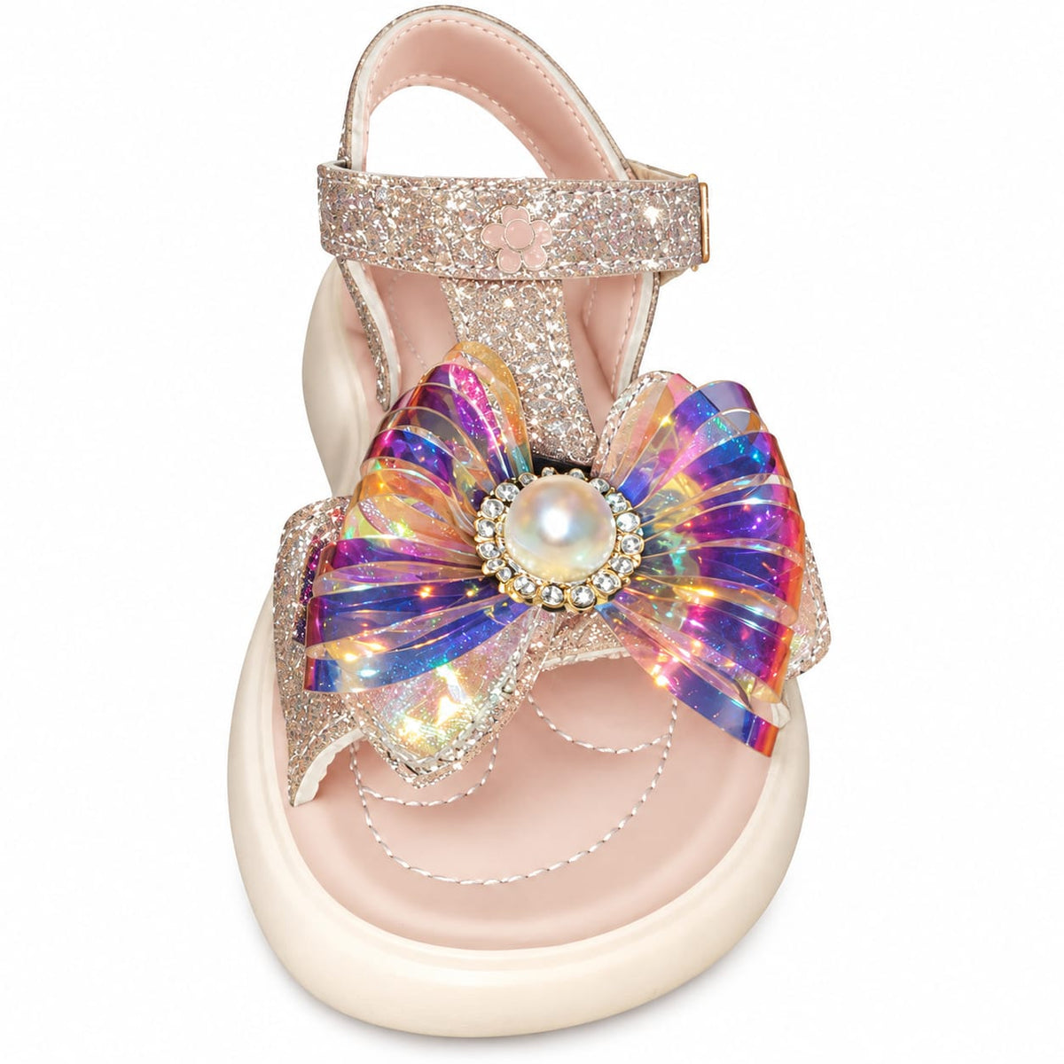 Rainbow Glow Princess Sandals