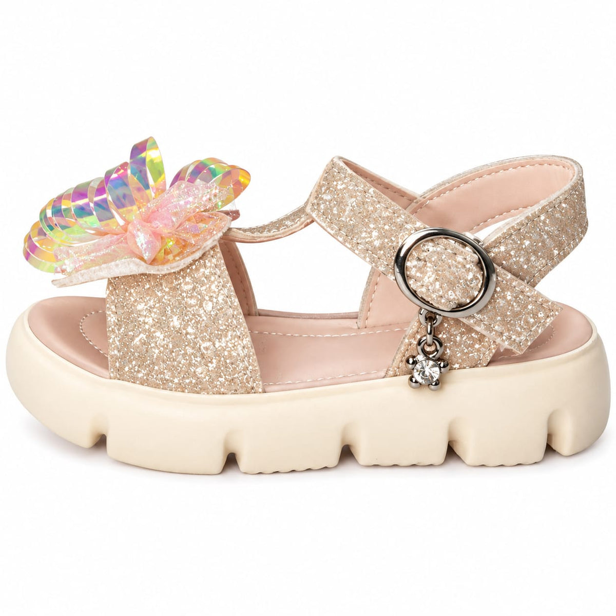 Rainbow Glow Princess Sandals