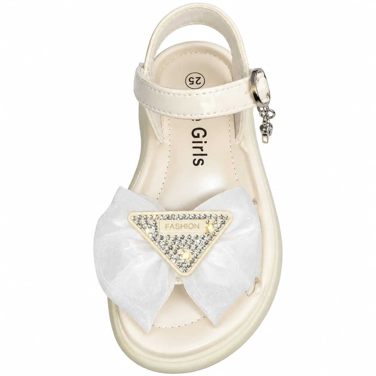 Golden Blossom Bow Sandals