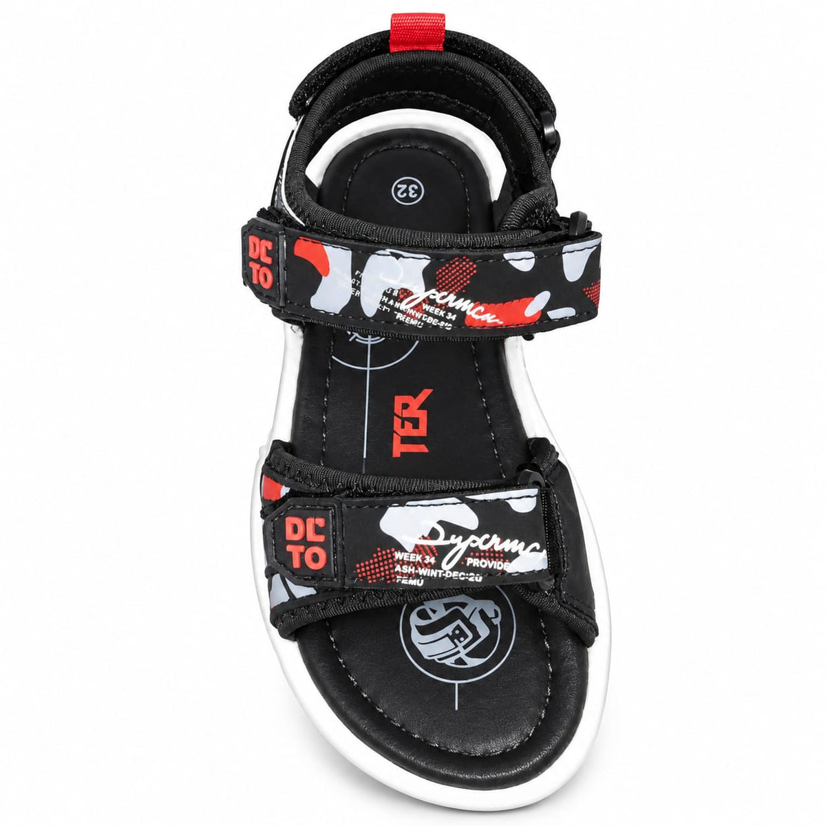 Rapid Red Active Sandals