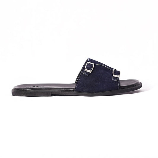 NAVY SUEDE CHAPPAL